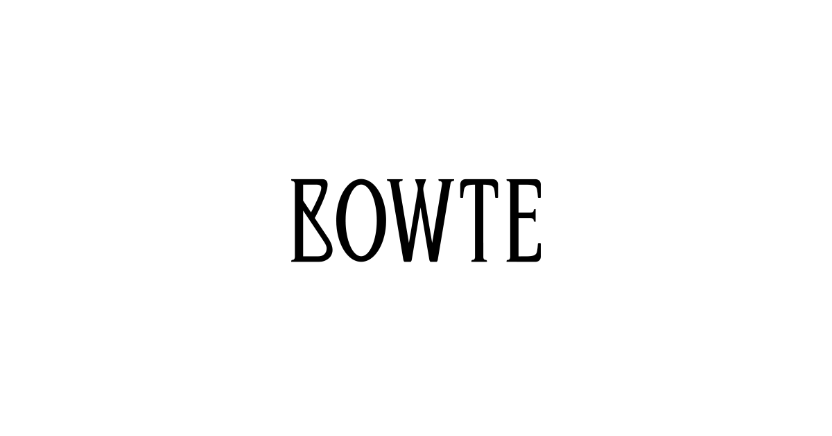 BOWTE | Japanese Designer Brand 